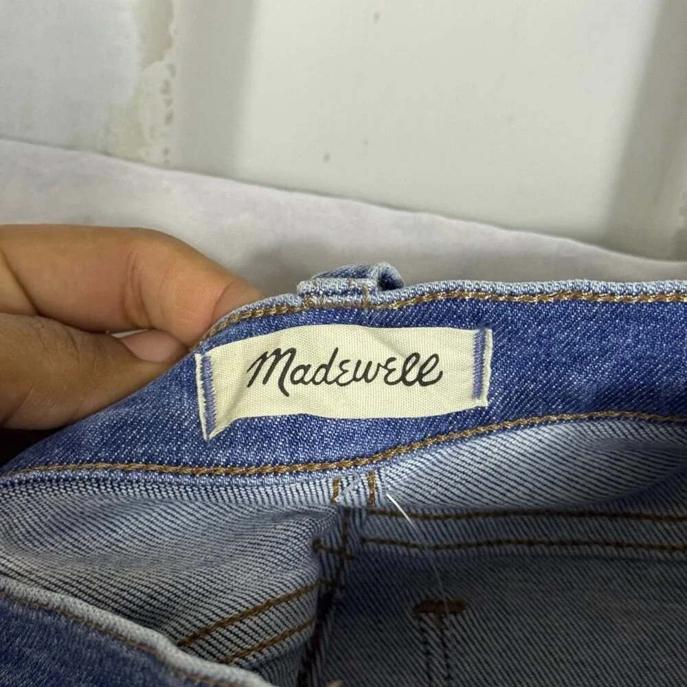 Madewell 10" High-Rise Skinny Crop Jeans Womens‎ Blue Denim Pockets Size 28 NWT - Picture 14 of 16
